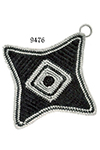 four pointed star potholder